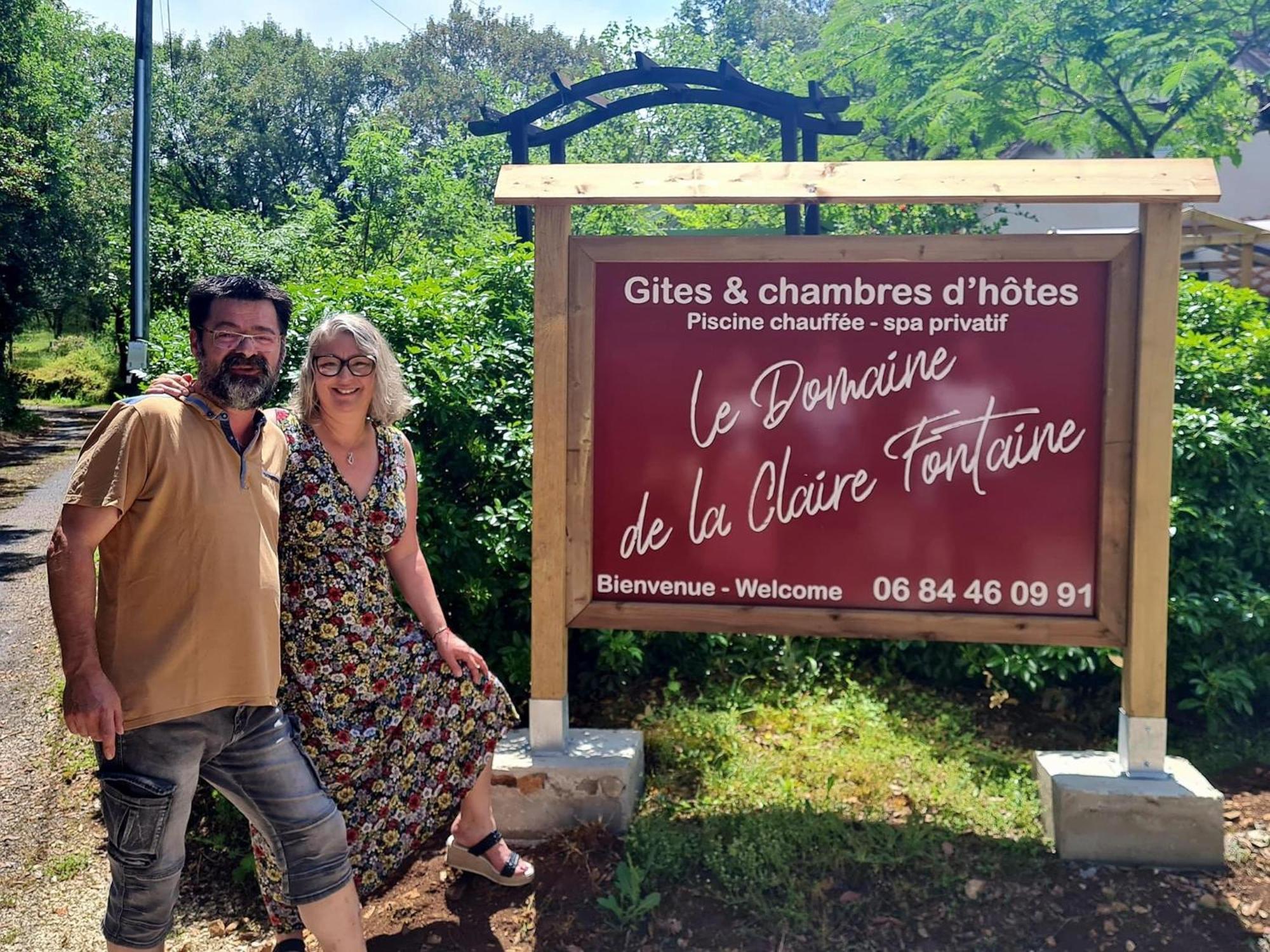 Le Domaine De La Claire Fontaine Gites -Chambres D'Hotes Montvalent Kültér fotó